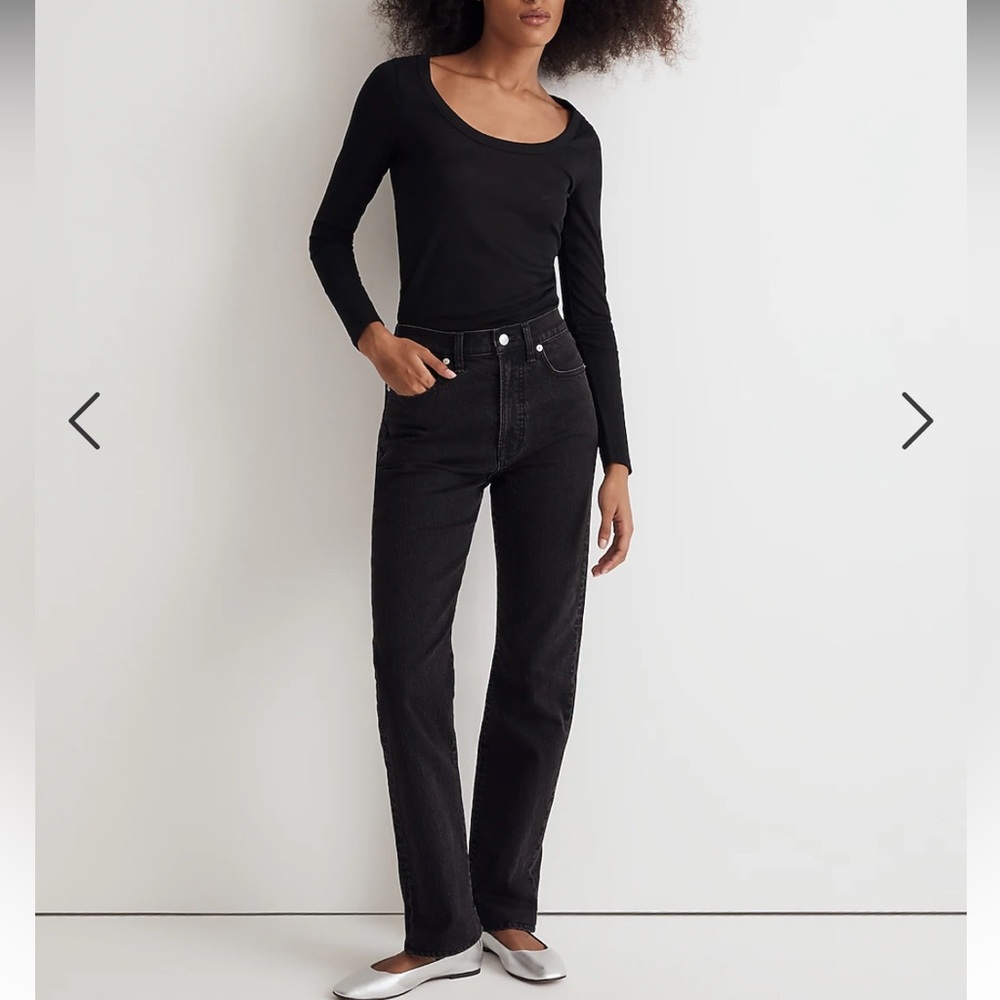 Madewell 90s Straight Jeans Black